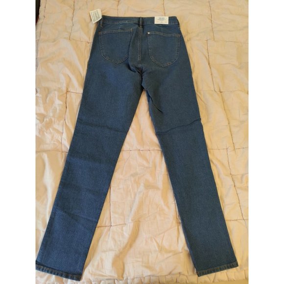 H&M &DENIM SKINNY ANKLE STRETCH JEANS WOMEN'S SIZE 29 HIGH WAIST MEDIUM WASH - Picture 9 of 10